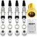 Flash valve bicycle valve adapter Dunlop replacement set: 4x bicycle valves with seal valve mother valve cap air pump compressor attachment DV AV Auto-Valentil Converter Schrader Accessories