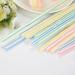 Straws 100 pcs Flexible Disposable Plastic Straws for Home Parties Bar Beverage Shops Home Straws for Kids and Adults - Buy Online on GoSupps.com