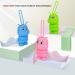 Portable Microfiber Cleaning Cloth & Bag Charm Keychain - 8x8 inches Safe for Eyeglasses & Screens Includes 2 Refills (Green - Buy Online on GoSupps.com