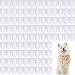100 pieces of sublimation blank dog hollows heat transmission washing triangular triangle DIY sublimation pet bandana dog libe headscarf puppy accessories for dogs cats white (76 x 55 cm) 30.71 x 21.65 inch