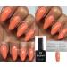 Bluesky GEL NAIL POLISH PEACH Blooming Dahlia Peach Pastel Summer Vibes SV02 UV LED Soak