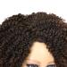 Hanne Fashion Short Kinky Curly Ombre Brown Wig | Side Part Afro Curly Synthetic Wig for Black Women | Heat Resistant Fiber | 1B/30 - Buy Online on GoSupps.com