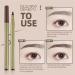 Eyebrow Waterproof | Smudge-Proof Pencil for Long-Lasting Eyebrow Shaping - Women Cosmetics for Home Dating Shopping Traveling Gathering Pochy Dark Brown - Buy Online on GoSupps.com