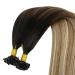 Youngsee 45cm U Tip Hair Extensions | Real Hair Balayage Keratin Bonding | Hot Fusion U Extensions #2/6/24 - 50g - Buy Online on GoSupps.com