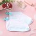 10 Pairs Moisturizing Spa Socks for Dry Feet | Cotton Moisture Enhancing Socks | Overnight Cosmetic Moisturizing Socks for Women and Men | White (Blue Dots Pattern) - Buy Online on GoSupps.com