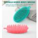 Upgrade Your Shower Experience: Pink Bathing & Shampoo Brush for Body Peeling Dandruff Removal & Enhanced Hygiene - Buy Online on GoSupps.com