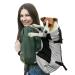 Galat e hundred backpack adjustable hundred backpack for small and medium -sized dogs easy to transport pet backpack for walks outdoors hiking mountaineering travel (L gray) L gray