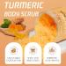 Turmeric Body Scrub - Exfoliating Body Scrub - Vitamin C Remove Dead Skin Fade Dark Spots Body Exfoliator - Deep Cleansing Body Scrub Exfoliator - Face Scrub Exfoliator for Women Men 250g - Buy Online on GoSupps.com