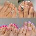 Press On Nails 24P Fake Toenails With Glue French Line Glitter False Toe Nails Art Detachable Press On Toenails Acrylic Butterfly ToeNails Tips False Nails(Color1) - Buy Online on GoSupps.com