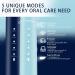 7am2m Electric Toothbrush 2 Pack Set for Kids and Adults - 12 Brush Heads, 5 Modes, Smart Timer, Fast Charge - Navy & Blue Sonic Toothbrush - Buy Online on GoSupps.com