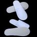 Aneco 6 Pairs Disposable White Fluffy Spa Slippers for Home & Hotel Use - Buy Online on GoSupps.com