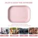 Cute Mini Pink Rolling Tray with Magnetic Lid - Premium Metal Design, Portable Storage for Home & Travel - 7 x 5.5 - Buy Online on GoSupps.com