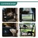 Oceskyha Cat Window Perch Hammock with Free Fleece Blanket - Extra Large & Sturdy Cat Bed for Indoor Resting - Space Saving Double-layer Flannel Design - Buy Online on GoSupps.com
