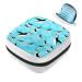 GIAPB Sanitary Napkin Storage Bag Period Bag Tampon Bag Makeup Bag Pad Pouch Penguin Blue Background Color3239