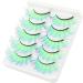 Bibabala 5 Pairs Fluorescent Glow in the Dark False Eyelashes Reusable Dramatic Cat Eye Lashes for Women (Fluorescent Green - Buy Online on GoSupps.com