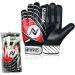 Buy Narcz Children's Football Goalkeeper Gloves - Super Grip Latex & Shock-Damping - Red Gloves for Boys & Girls - Buy Online on GoSupps.com
