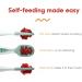 NumNum Baby Spoons Set - Pre-Spoon GOOtensils for Kids 6+ Months - BLW Teething Spoon - Self Feeding Silicone Toddler Utensils - 2 Spoons Lilac/Rosebud - Buy Online on GoSupps.com