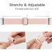 Epova 3-Piece Nylon Bracelet for Fitbit Charge 3 & 4 - Breathable Adjustable Stretchy Replacement Bands in Pine Green Sand Pink & Winerot - Buy Online on GoSupps.com
