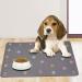 Solday Waterproof Pet Food Mat for Dogs & Cats - Non-Slip Silicone Bowl Pad (50 x 30 cm Light Gray) - Buy Online on GoSupps.com