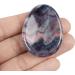 Rainbow Fluorite Crystal Chakra Thumb Worry Stone - Reiki Healing Pocket Palm Stone for Anxiety Relief and Meditation Therapy - Buy Online on GoSupps.com