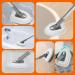 Shower Cleaning Brush with Long Handle 180 Rotatable Tile Tub Shower Scrubber with 5 Replaceable Pads Adjustable Long Handled Scrub Brush for Cleaning Shower Bathroom Cleaner Brush - Buy Online on GoSupps.com
