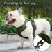 POPOTT Adjustable Reflective Dog Harness - No Choke Soft Padded Vest for Small Dogs (Army Green) - Ideal for Safe Comfortable Walks - Buy Online on GoSupps.com