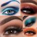 Pakivs 12-Piece Glitter Eyeshadow Stick Set - Long Lasting Multi-Use Eyeliner Pencil & Eyeshadow Makeup Stick with Sharpener - Buy Online on GoSupps.com