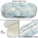 Shop MUF 2-in-1 Contact Lens & Glasses Case - Portable Leak-Proof Travel Set in Green-Gray Marble - Buy Online on GoSupps.com