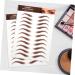 Beavorty 5 Sheets Brown Sticker Makeup Stickers Eyebrow Stickers Costume Makeup Supplies - Buy Online on GoSupps.com