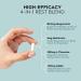 Magnesium Glycinate 275mg Melatonin 5mg L-Theanine 200mg GABA 100mg Capsules - Full Rest Nighttime Bedtime Support Supplement for Men Women - Vegan Sugar-Free Gluten-Free 90 Count (Pack of 1) - Buy Online on GoSupps.com