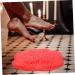 Beavorty Lazy Back Rub Pad Foot Massager Foot Brush Cleaner Skin Cleaning Scrubber Pink - Buy Online on GoSupps.com