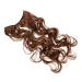 Angoily Wavy Hair Extensions Fluffy Hair Extensions Curly Wigs Rhinestone Hat Curly Hair Crown Bows for Girls Evil Eye for Car Clip in on Hair Extensions High Temperature Wire Extend Curls