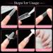 MELLIEX 290 Pieces French Artificial Nail Tips Set Full Cover False Acrylic Nails Tips Nail Extension Nail Tips Fake Fingernails with 2 Glue Fake Fingernails Accessories for Women Nail Art DIY - Buy Online on GoSupps.com
