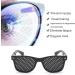 3 Pieces Eye Trainers: Perforated Glasses for Vision Improvement & Relaxation | Foldable & Comfortable Black Raster Glasses - Buy Online on GoSupps.com