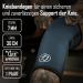 Strength Shop 7mm Neoprene Knee Band for Men & Women - Tear-Resistant IPF Competition Knee Sleeves for Powerlifting - Gray - Buy Online on GoSupps.com