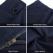 FEDTOSING Men's Tactical Pants - 9 Pocket Cotton Cargo Military Trousers in Navy Blue | Stretch Hiking Combat Rip-Stop Pants - 36W x 30L - Buy Online on GoSupps.com