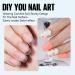 Tomicca Nail Tips and Glue Gel Kit | 8-in-1 Nail Glue | 240pcs Soft Gel Full Cover Nail Extensions | UV Lamp Included | Perfect for Nail Art at Home - Buy Online on GoSupps.com