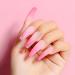 AIMEILI Valentine's Day Gel Nail Polish Set - French Tips White, Clear Nude Pink Glitter, Black Gel Color - Soak Off Nail Lacquer Color Set - 6pcs X 10ml - Kit Set 1 - Buy Online on GoSupps.com