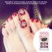 Buy 24 Pcs Artificial Toenails - Full Cover Fake Nails for Women & Girls | Perfect for Parties Weddings & Events - Buy Online on GoSupps.com