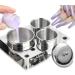 Acrylic Powder Holder | Nail Powder Holder Container with Lids Nail Powder Holder Container Acrylic Liquid Cup Stainless Steel Acrylic Nail Art Equipment for DIY Nail Design Holdes - Buy Online on GoSupps.com