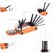 YBEKI Bike Repair Tool Kit - 16-in-1 Bicycle Multi-Function Tool Set with Chain Tool and Tire Tool - Portable Kit with Bone Wrench and Warranty - Orange - Buy Online on GoSupps.com