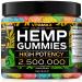 Vitamax Natural Hemp Gummies - Sugar Bears - Helps Support Rest & Relaxation - Assorted Natural Sweet Fruit Flavors - Made in USA - Calming Gummies - 100ct