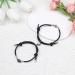 Lucifur Couple Bracelet with Projection Stone - 100 Voices 'I Love You' - Magnetic Bond Valentine's Day Gift - Black - Buy Online on GoSupps.com