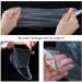 250 Clear Plastic Disposable Booties for Paraffin Wax Bath - Foot Spa Wax Treatment Covers (250pcs) - Buy Online on GoSupps.com