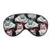 Funny Frogs Sleep Mask Eye Cover for Sleeping Blindfold with Adjustable Strap Blocks Light Night Travel Nap for Men Women