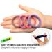 Basic Sense Gym Hair Ties - Unique Soft Jersey Bobbles Strong Hold Seamless Elastics Metal-Free for Active Lifestyles Pink - Buy Online on GoSupps.com