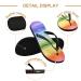 Mnsruu Water-Colored Rainbow Flip-Flops | Multi-Colored Sandals for Men & Women | Ideal for Hotel Spa Bedroom & Travel - Buy Online on GoSupps.com