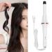 Automatic Curling Iron 1 Inch Ionic Hair Curler Self Rotating Curling Iron with Long Barrel for Waves and Curls Anti Tangle Rotating Curling Wand for Hair Styling White