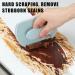Handheld Scrub Brush | Absorbent Sponge Cleaning Squeegee Brush - Improves Cleaning Efficiency Ergonomic Handle Brush for Tiled Walls Bathroom Glass Blue - Buy Online on GoSupps.com