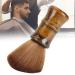 Neck Face Duster Professional Hair Cutting Neck Duster Brush Barber Fiber Wooden Handle Cutting Neck Duster Broken Hair Sweep Brush Soft Brush for Salon Stylist Barber Hairdressing Salon Stylist